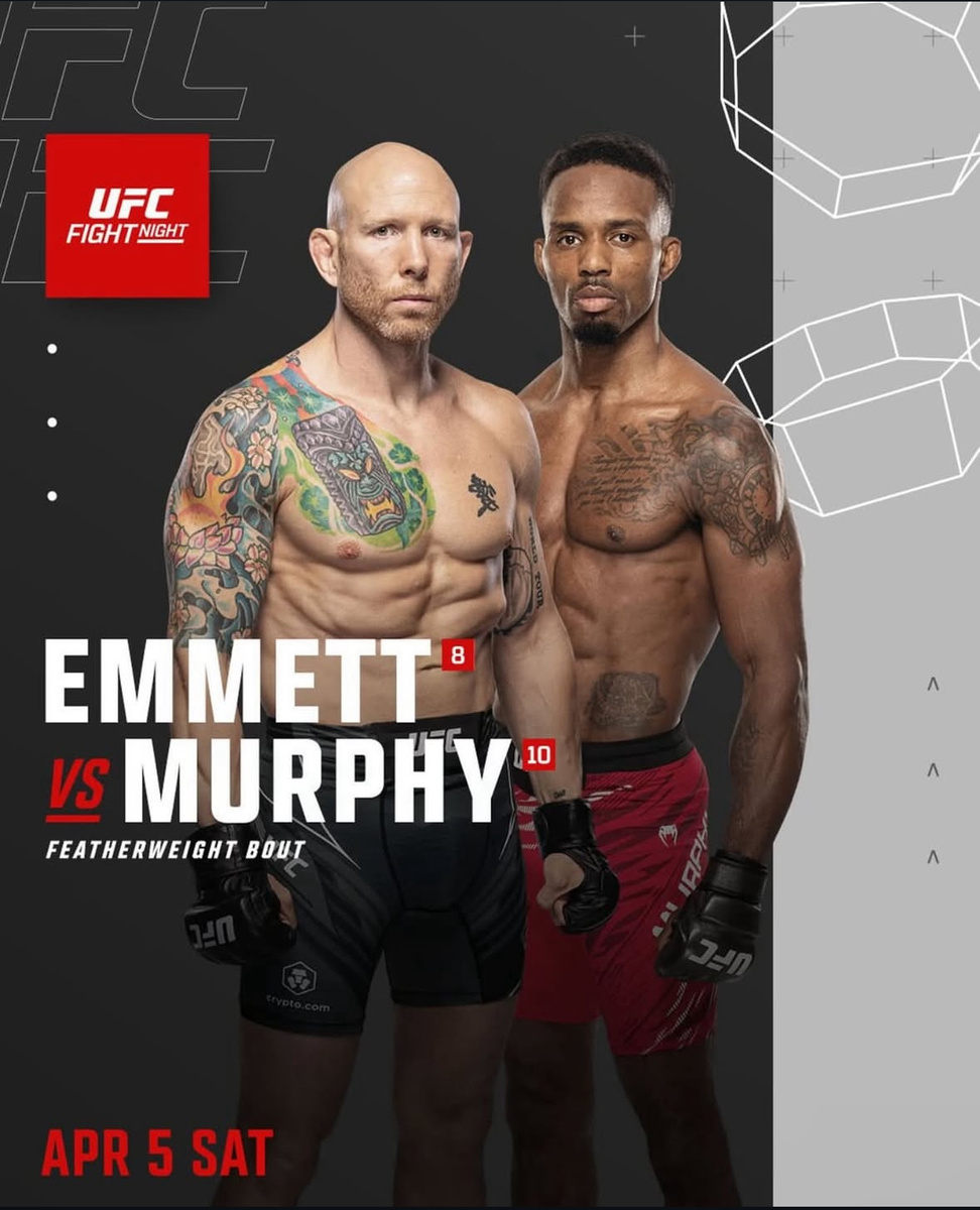 Джош Эмметт - Лерон Мёрфи (UFC on ESPN 65/UFC Vegas 105, 06.04.2025) 2 смотреть фильм онлайн